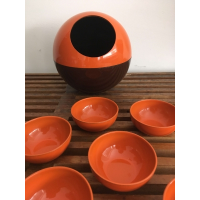Vintage snack bowl uit de 70s